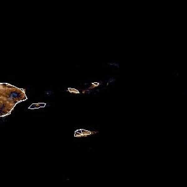 météo tropicale : Image satellite .