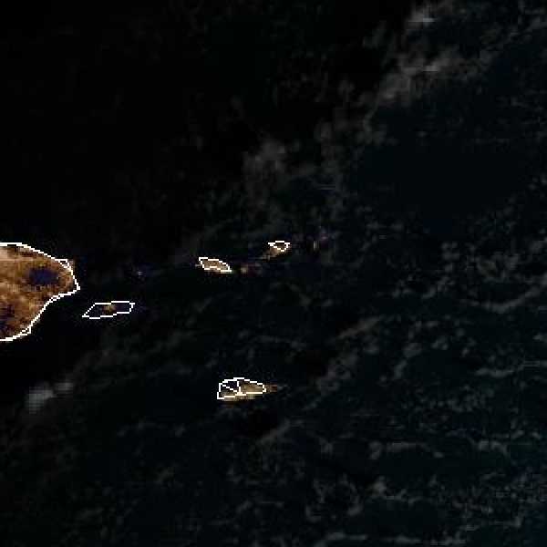 météo tropicale : Image satellite .