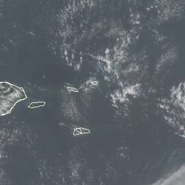 météo tropicale : Image satellite .