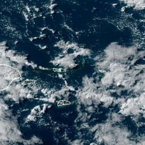 météo tropicale : Image satellite .