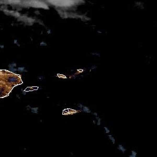 météo tropicale : Image satellite .