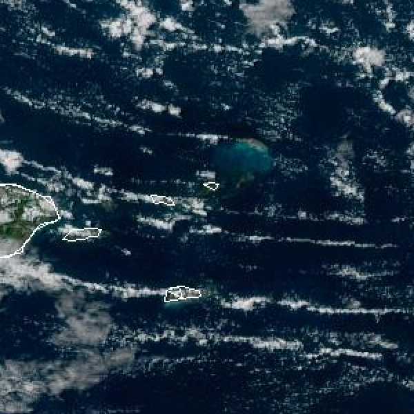 météo tropicale : Image satellite .