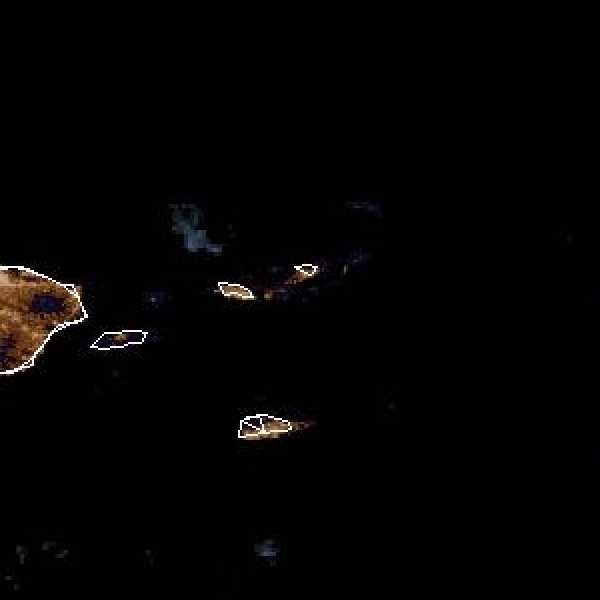 météo tropicale : Image satellite .