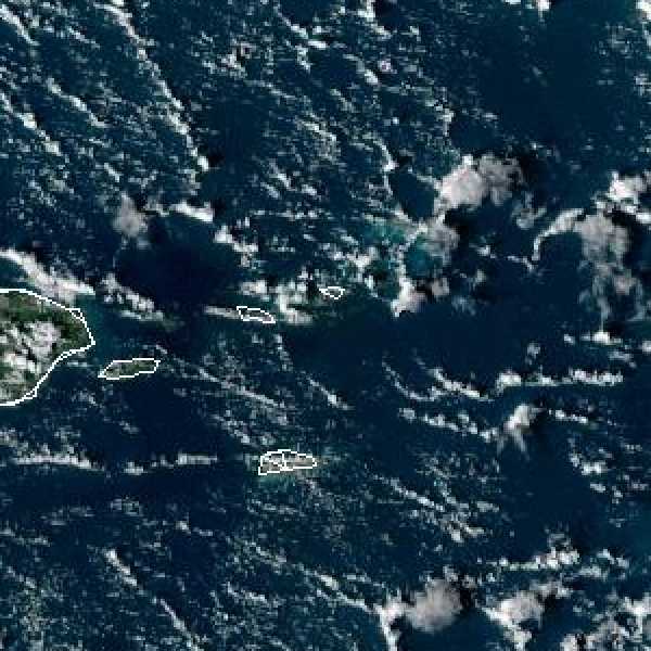 météo tropicale : Image satellite .