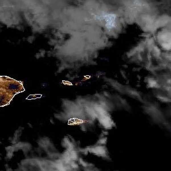 météo tropicale : Image satellite .