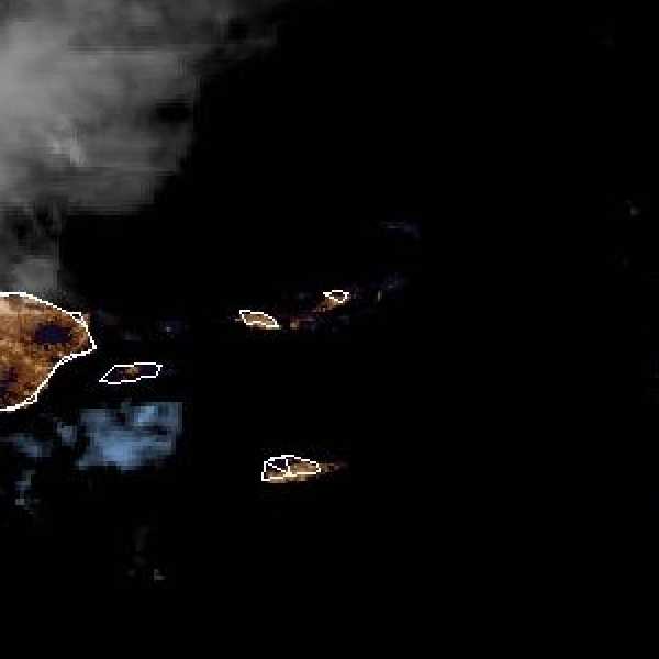 météo tropicale : Image satellite .