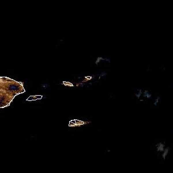 météo tropicale : Image satellite .