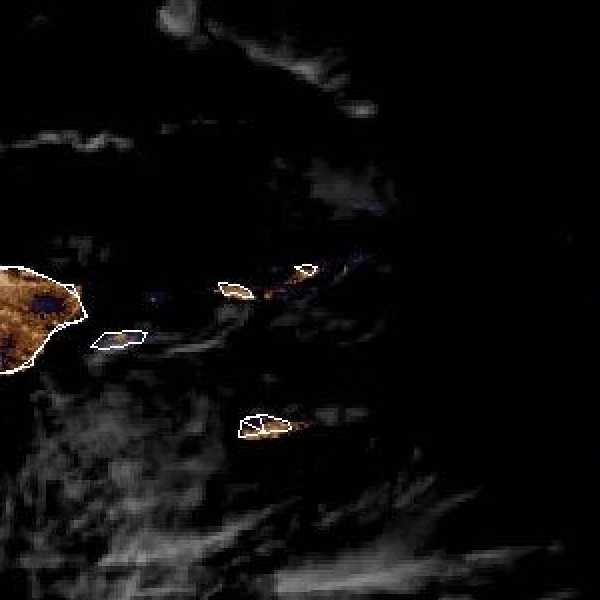 météo tropicale : Image satellite .