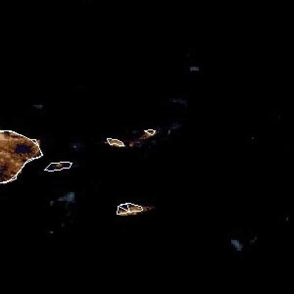 météo tropicale : Image satellite .