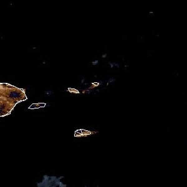 météo tropicale : Image satellite .