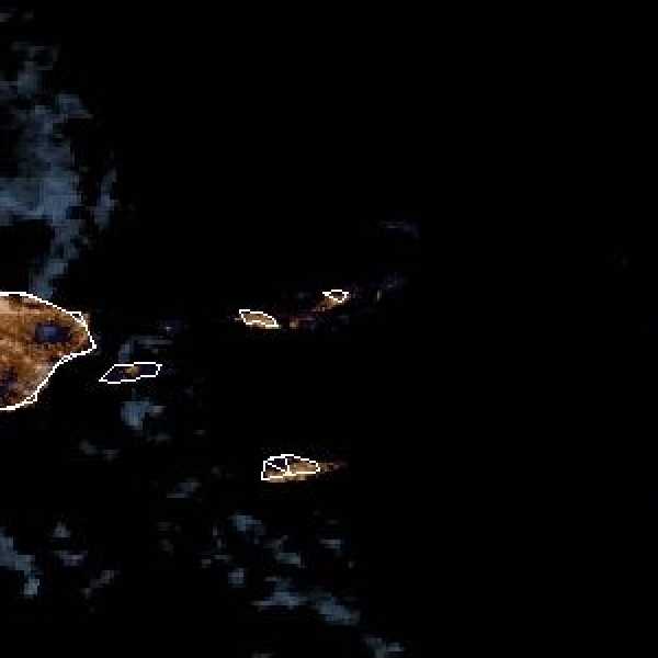 météo tropicale : Image satellite .