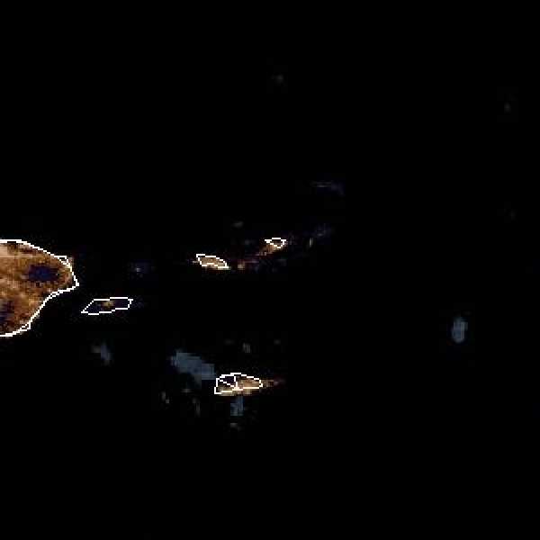 météo tropicale : Image satellite .