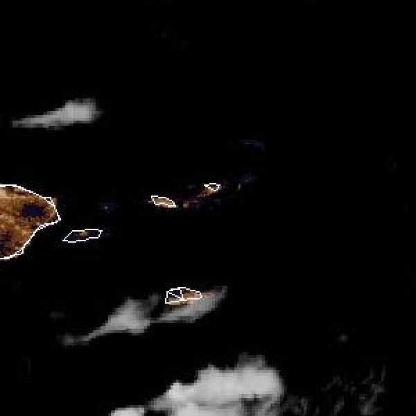 météo tropicale : Image satellite .