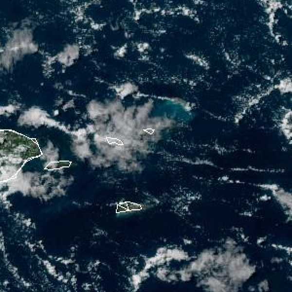 météo tropicale : Image satellite .