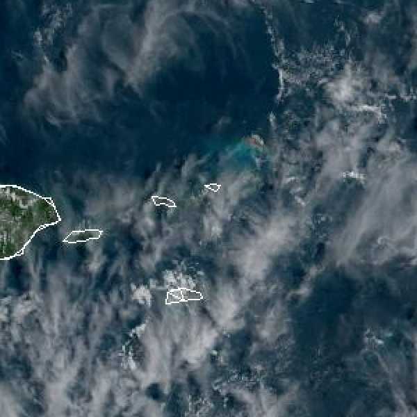 météo tropicale : Image satellite .