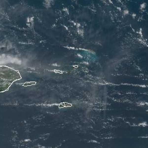météo tropicale : Image satellite .