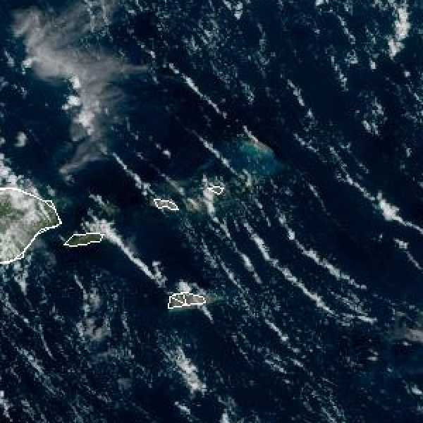 météo tropicale : Image satellite .