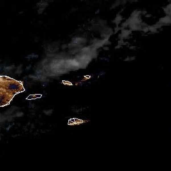 météo tropicale : Image satellite .