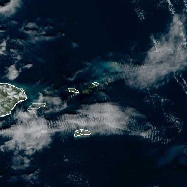 météo tropicale : Image satellite .