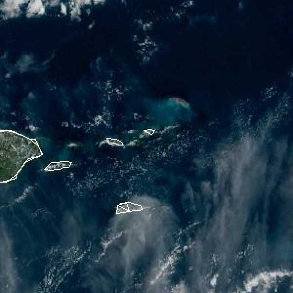 météo tropicale : Image satellite .