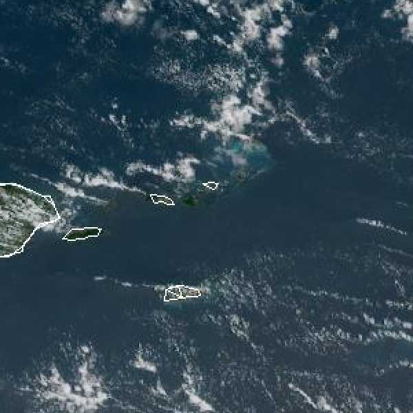 météo tropicale : Image satellite .