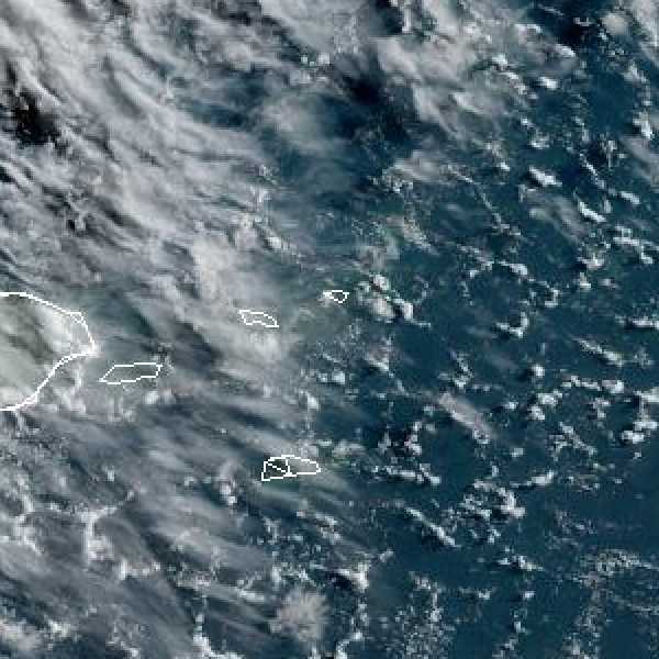 météo tropicale : Image satellite .