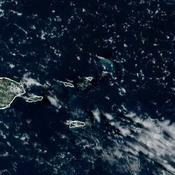 météo tropicale : Image satellite .