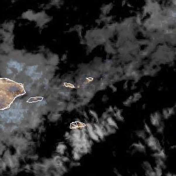 météo tropicale : Image satellite .