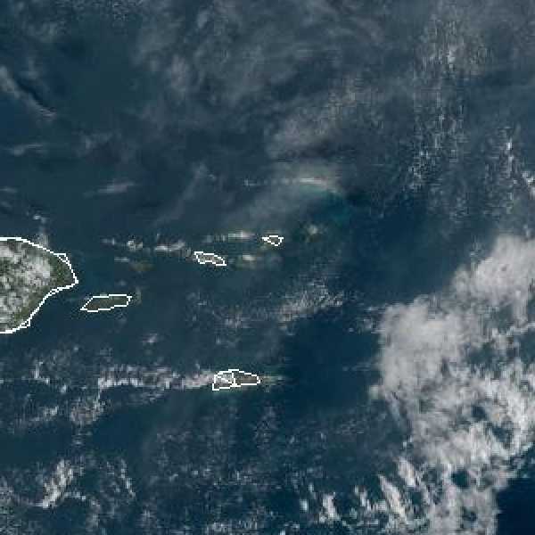 météo tropicale : Image satellite .