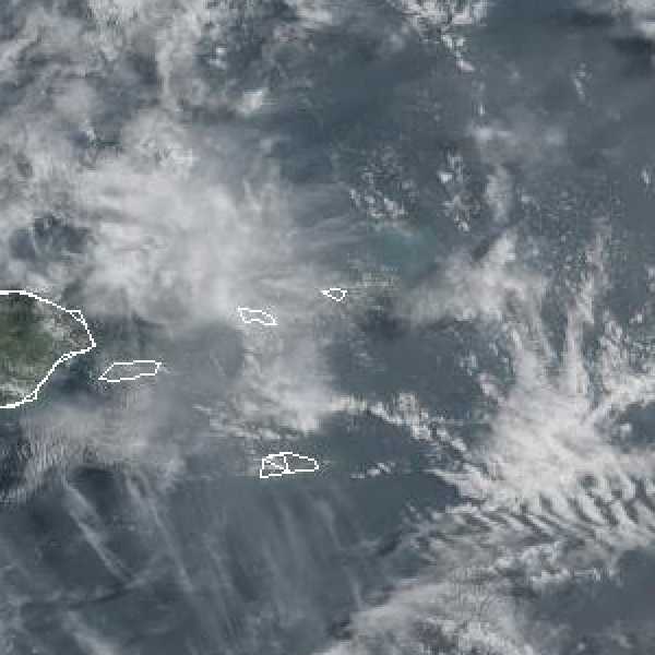 météo tropicale : Image satellite .