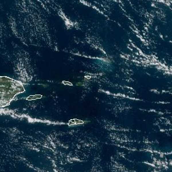 météo tropicale : Image satellite .