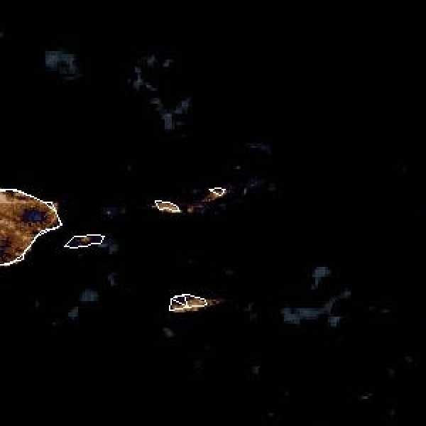 météo tropicale : Image satellite .