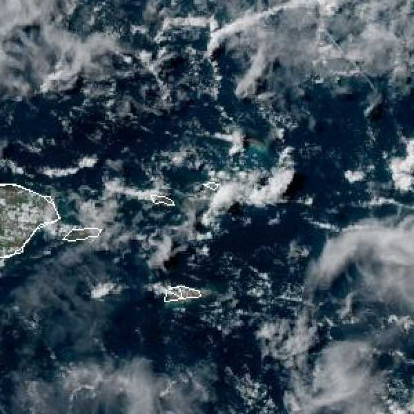 météo tropicale : Image satellite .