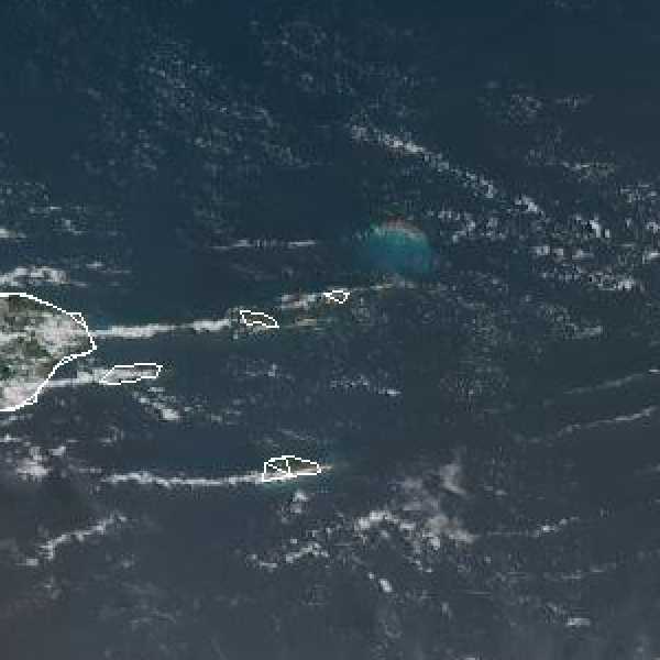météo tropicale : Image satellite .