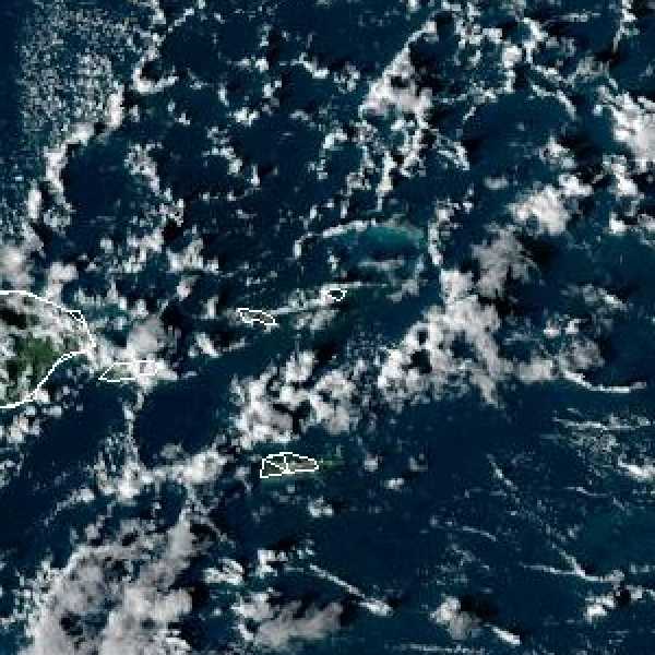 météo tropicale : Image satellite .