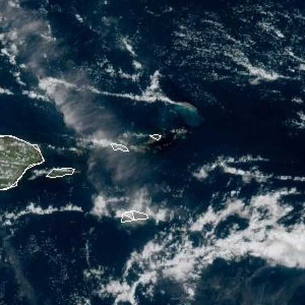 météo tropicale : Image satellite .