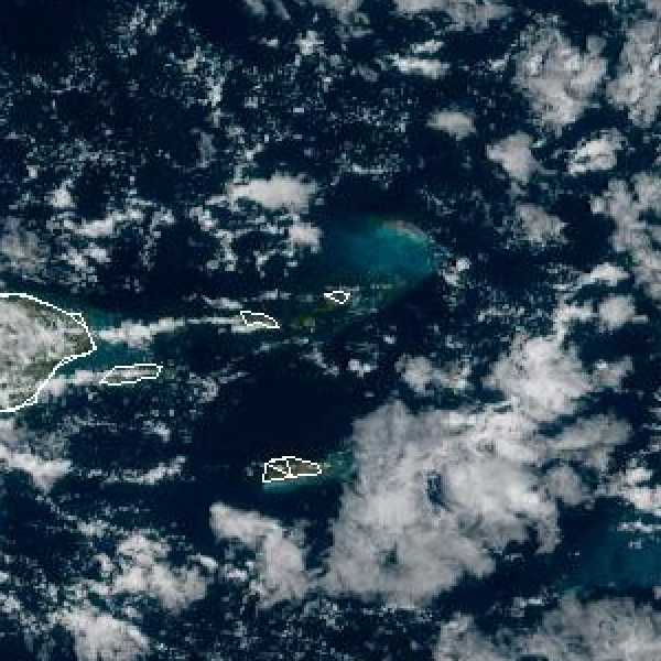 météo tropicale : Image satellite .