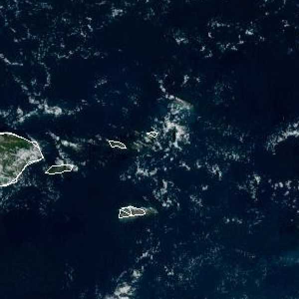 météo tropicale : Image satellite .