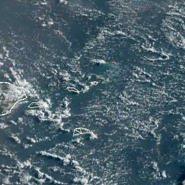 météo tropicale : Image satellite .