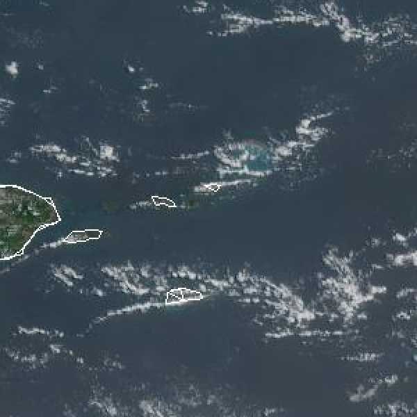 météo tropicale : Image satellite .