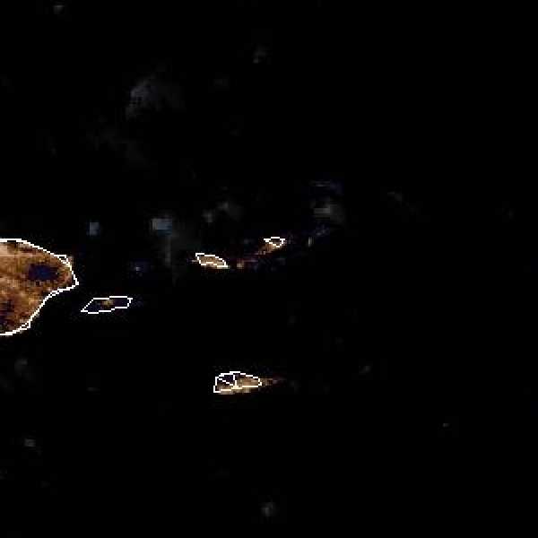 météo tropicale : Image satellite .