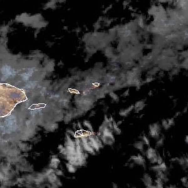 météo tropicale : Image satellite .