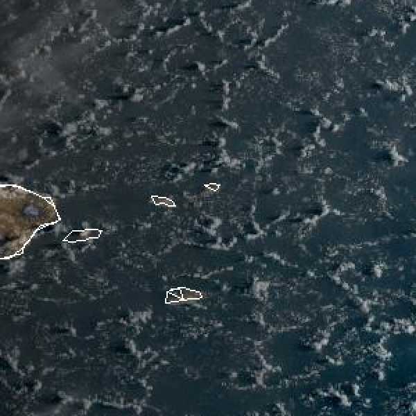 météo tropicale : Image satellite .