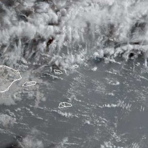 météo tropicale : Image satellite .