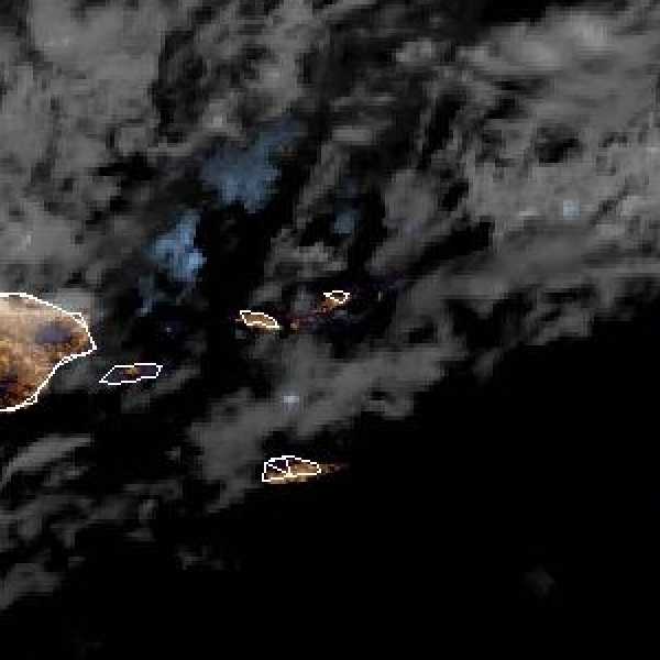 météo tropicale : Image satellite .