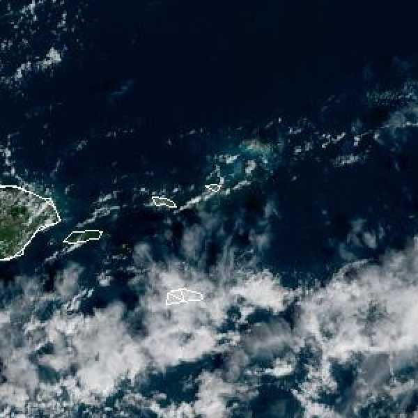 météo tropicale : Image satellite .
