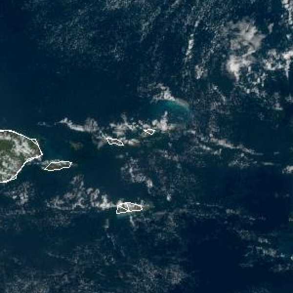 météo tropicale : Image satellite .