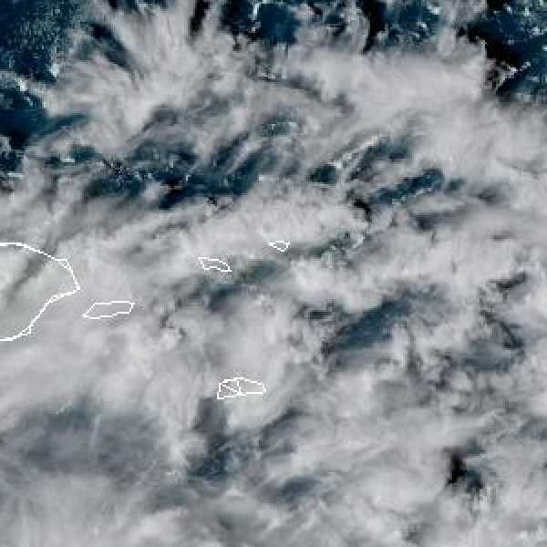 météo tropicale : Image satellite .