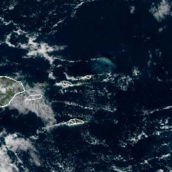 météo tropicale : Image satellite .