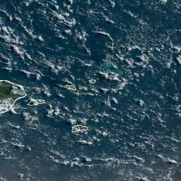 météo tropicale : Image satellite .
